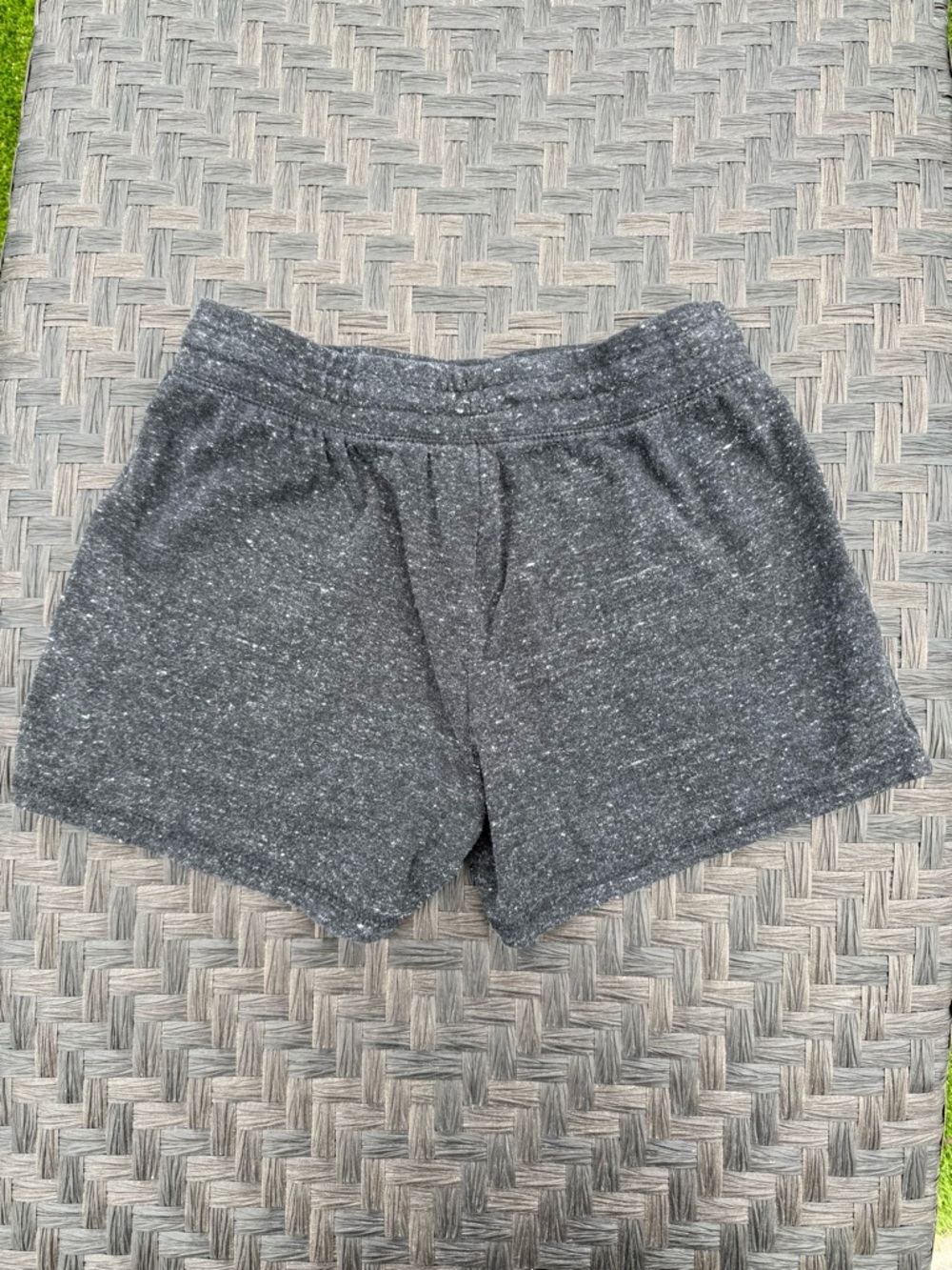 Athletic Works Dark Gray Heather Knit Shorts - Picture 2 of 3